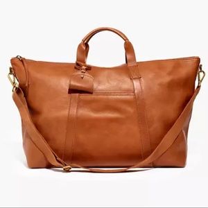 The Essential Overnight Bag in Leather